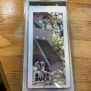 Boss Buck Non-Typical 6 V Solar Panel Raccoon Proof Mounting Hardware New In Box